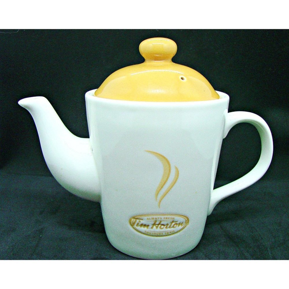 TIM HORTONS Always Fresh Coffee Teapot Holds 2 Cup